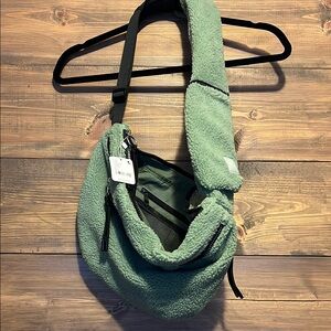 Free People Movement Overachiever fleece sling bag NEW WITH TAGS!